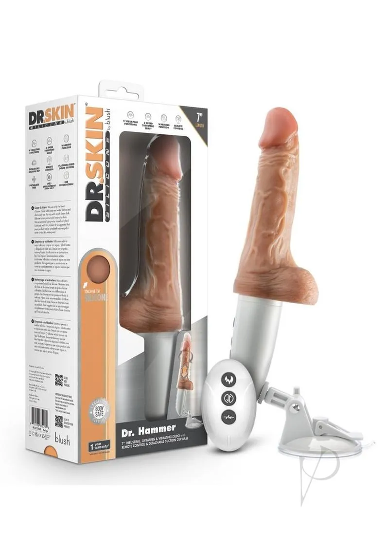 Dr Skin Silicone Dr Hammer 7' Thrust Beige