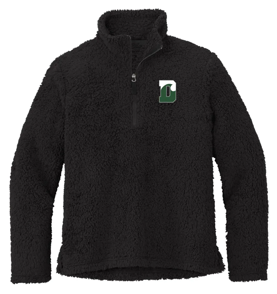E-S Sports LADIES 1/4 Zip Sherpa - Black
