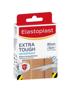 Elastoplast Extra Tough Fabric Waterproof Dressings (Pack of 8)
