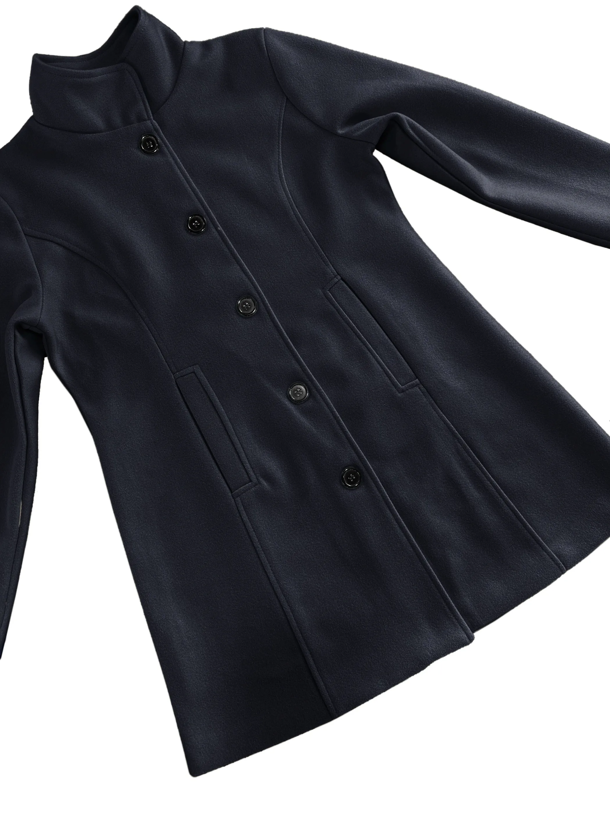Elegant Single Breasted Womens Fall  Winter Coat