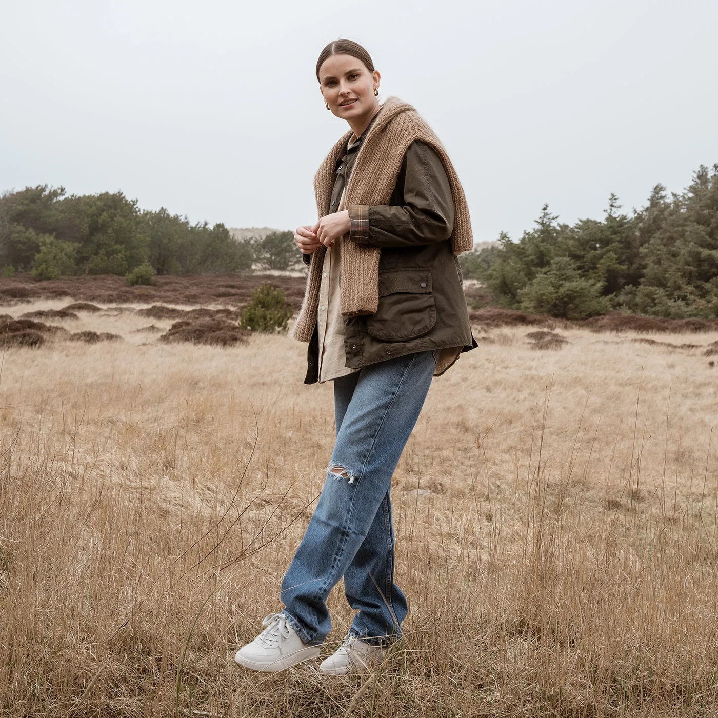 Evelyn Suede - Oyster