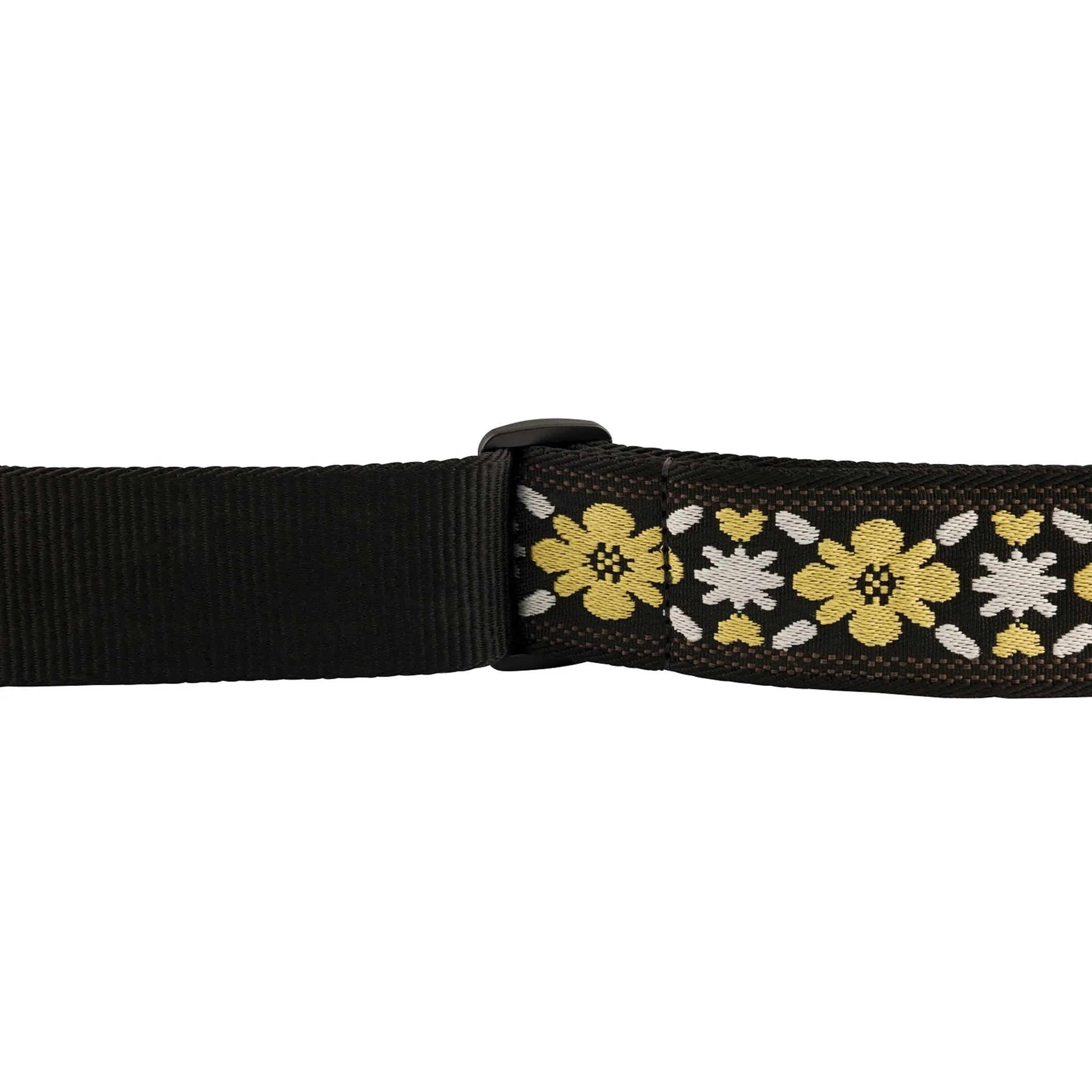 Fender Pasadena Woven Guitar Strap, Yellow Clover
