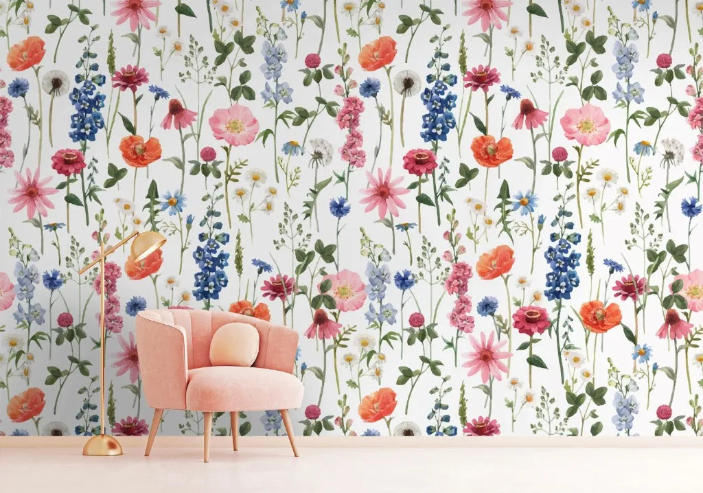 Floral Summer Wallpaper Mural