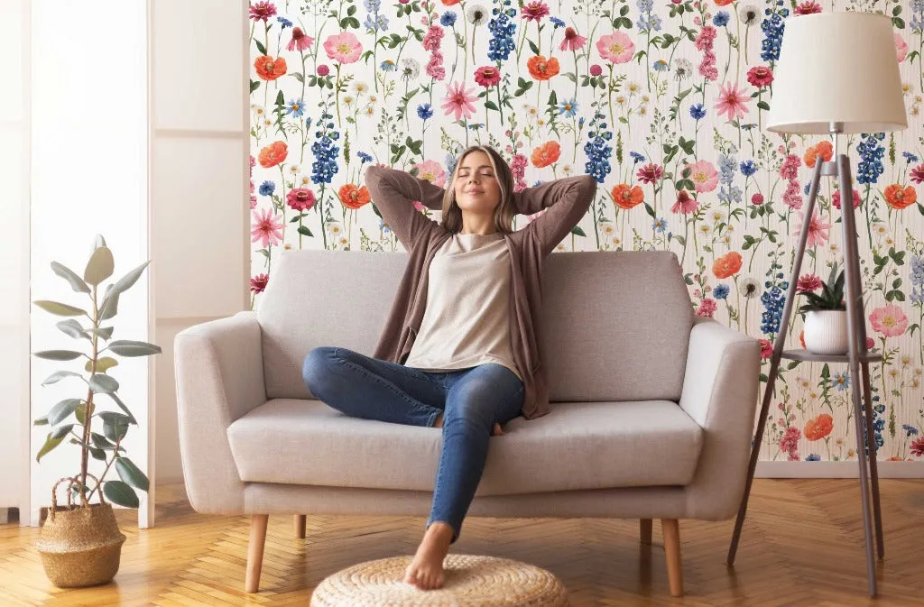 Floral Summer Wallpaper Mural
