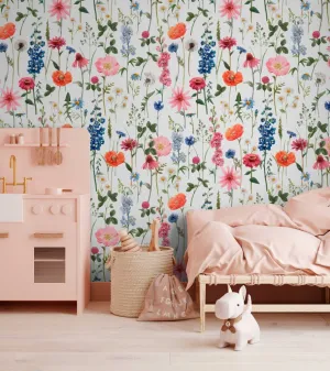 Floral Summer Wallpaper Mural