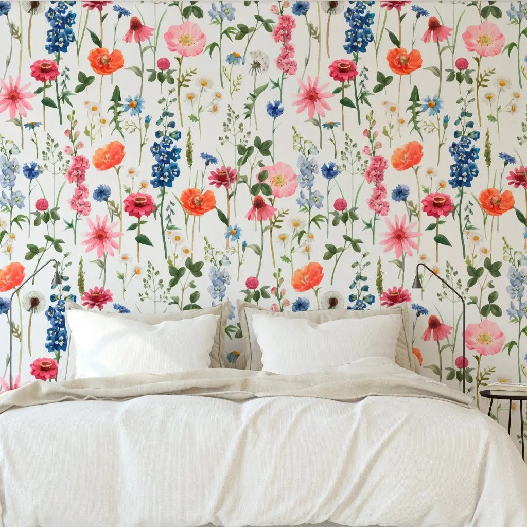 Floral Summer Wallpaper Mural