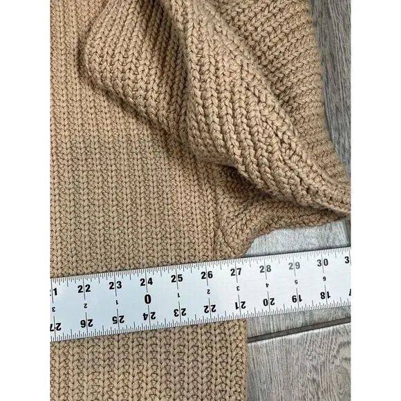 Free People Swim Too Deep Turtleneck Oversized Chunky Sweater,‎ Size Small