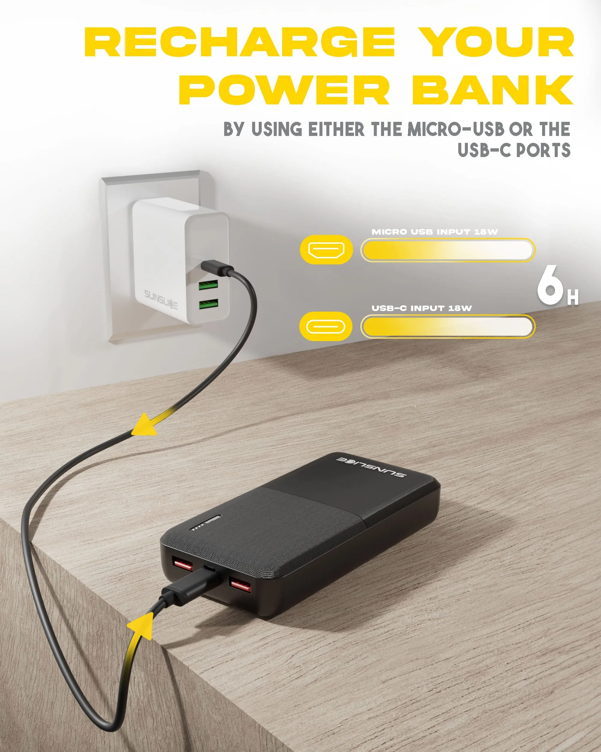 Gravity 20'000 mAh - Fast Portable Power Bank
