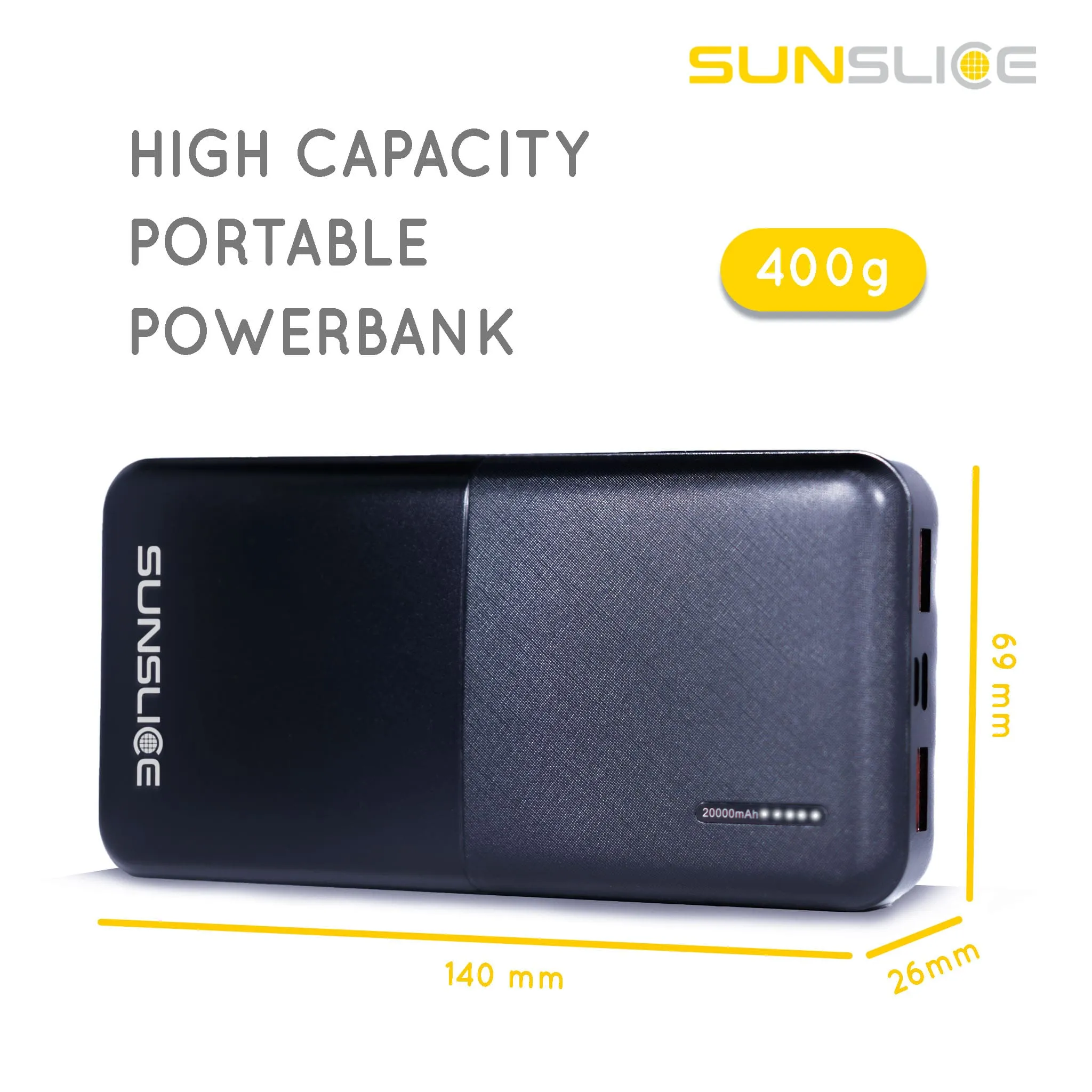 Gravity 20'000 mAh - Fast Portable Power Bank