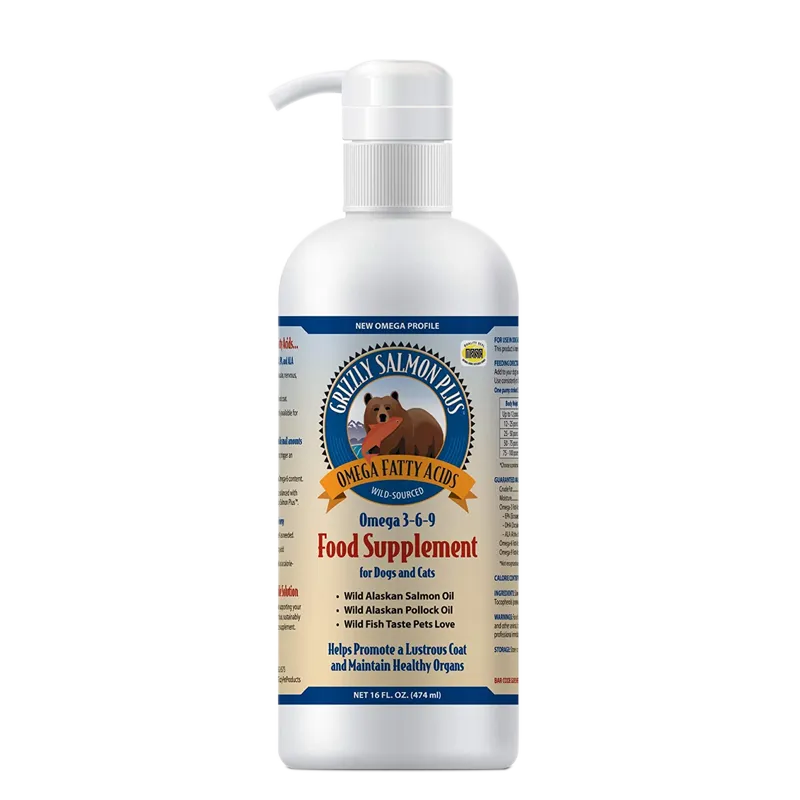 Grizzly - Salmon Oil Plus for Dogs and Cats