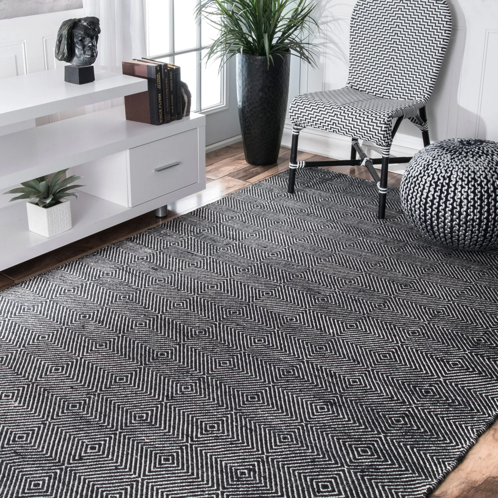 HAND WOVEN AGO RUG