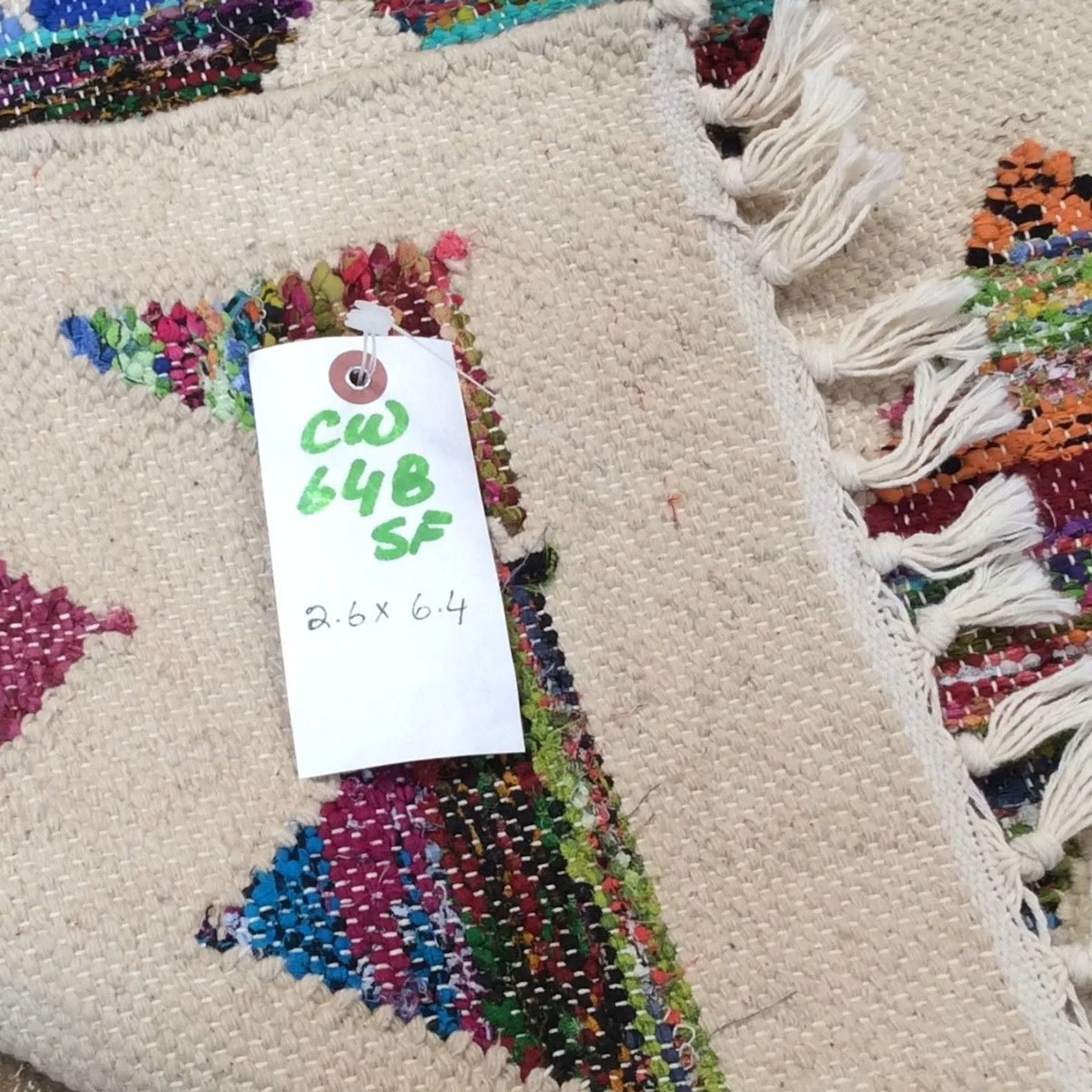 Hand-Woven Oriental Modern Sari Silk Handmade Kilim Rug (Size 2.6 X 6.4) Brrsf-1944