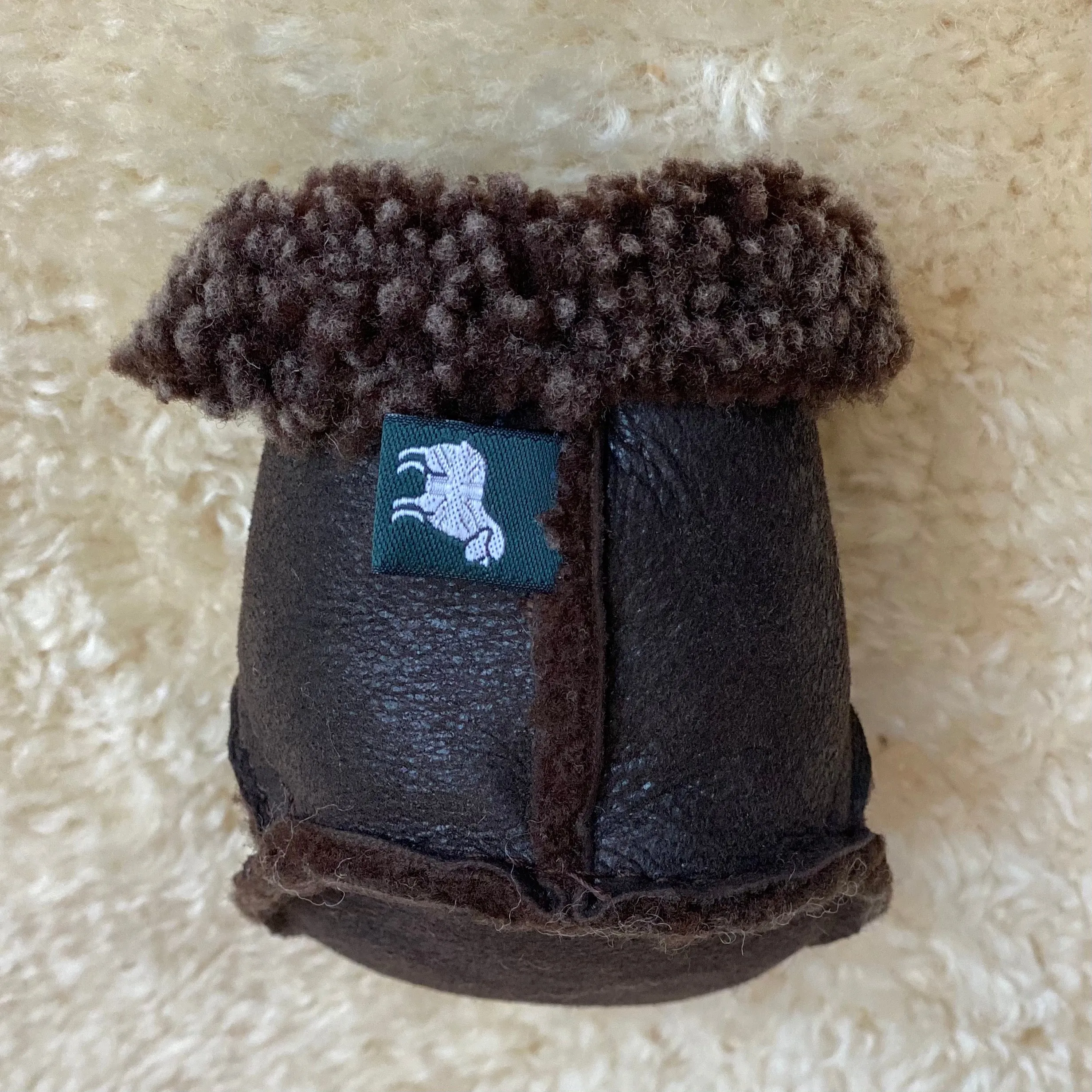 Handmade Genuine Sheepskin Baby Booties - Pram Shoes