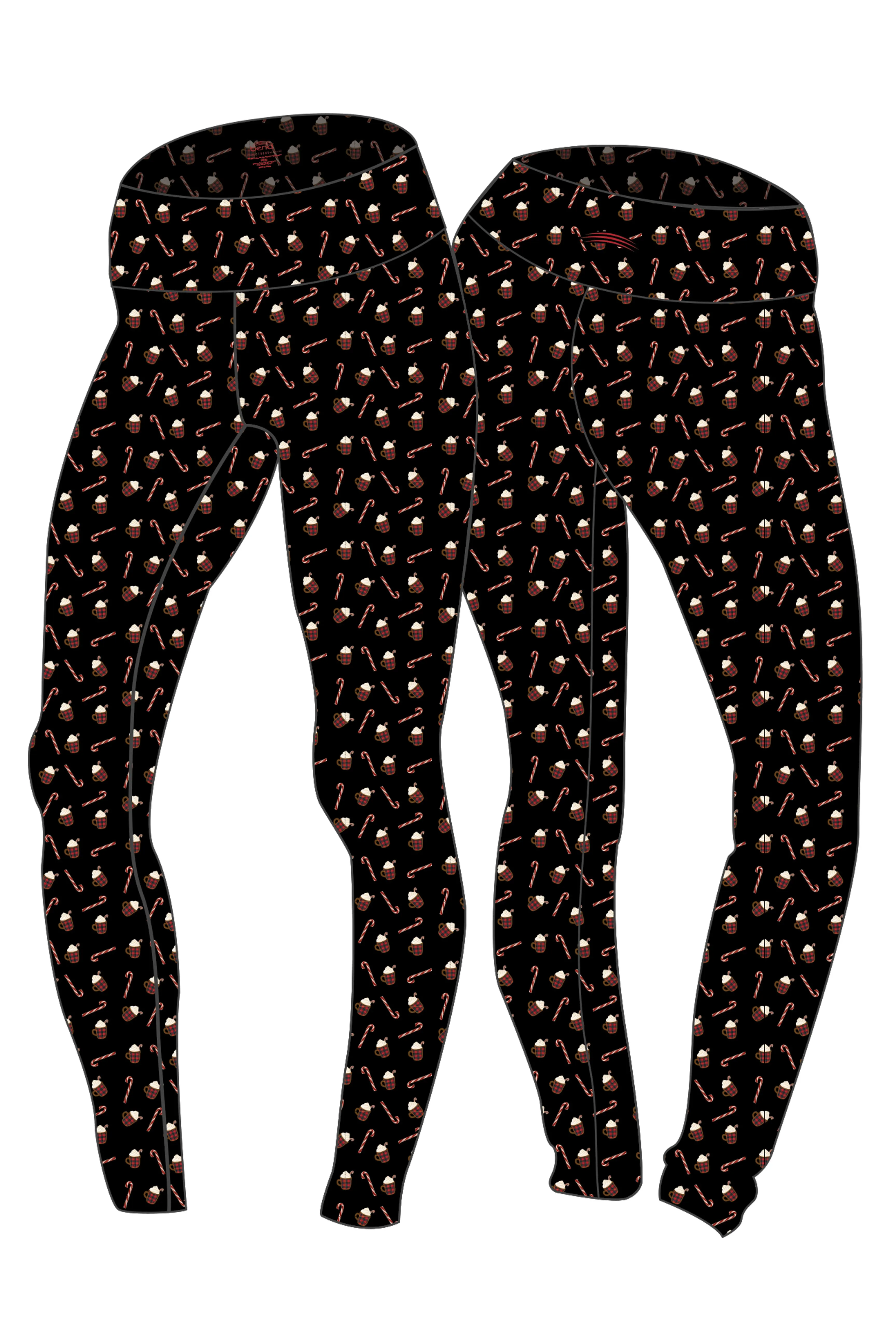 HC - Cozy Christmas Legging/ Black - FINAL SALE