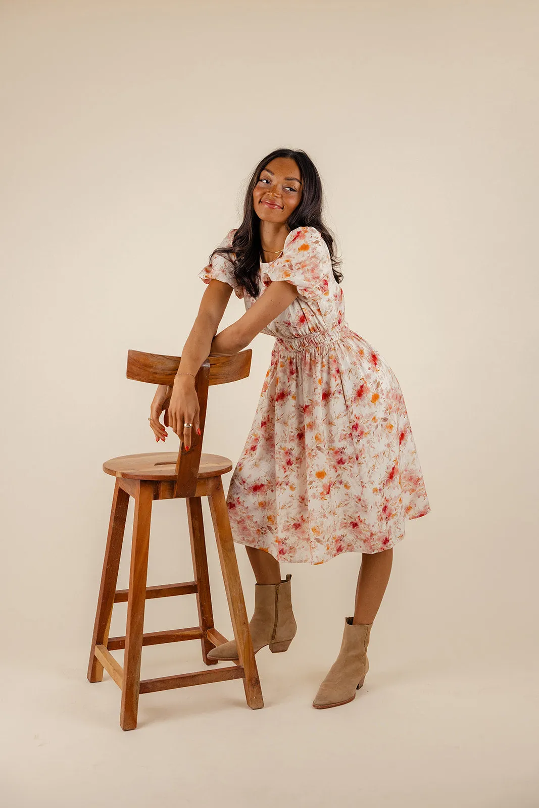 Hestia Puff Sleeve Dress