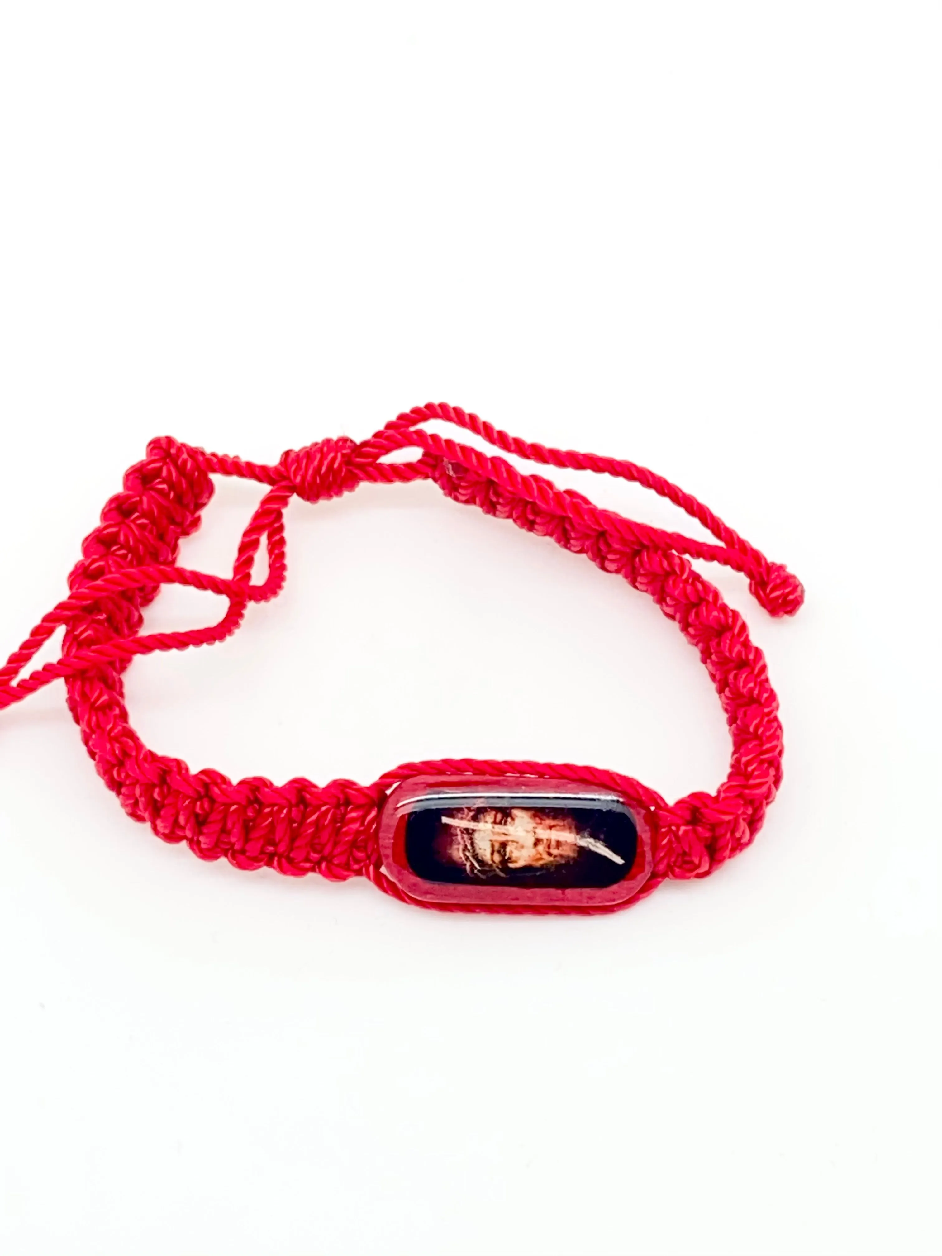 Holy Face of Jesus Corded Bracelet