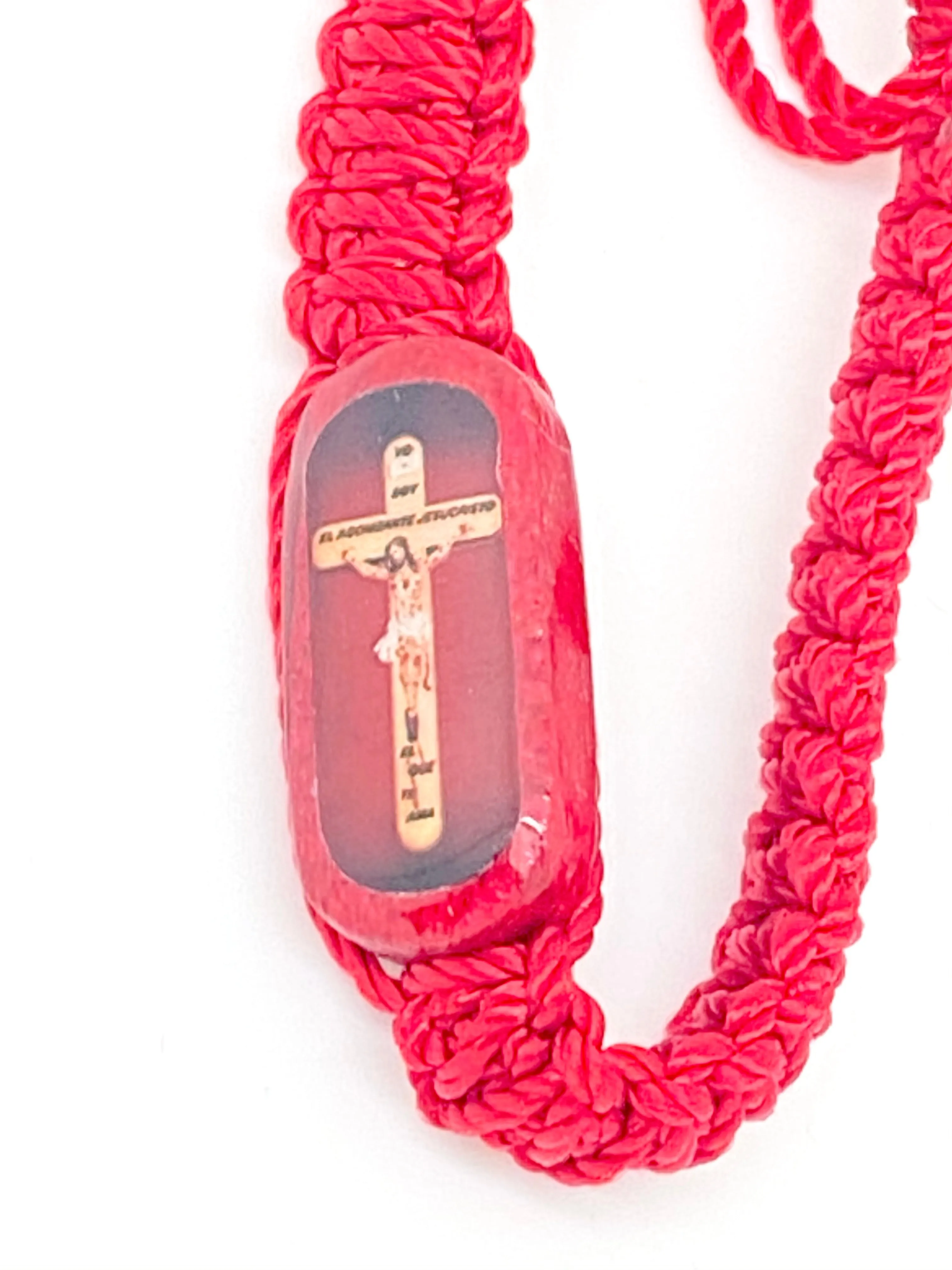 Holy Face of Jesus Corded Bracelet