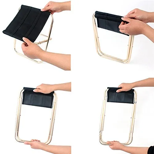 Homlly Ultralight Portable Folding Aluminium Chair