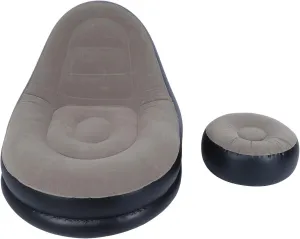 Inflatable Sofa Chair with Footstool – Ultimate Comfort for Home & Outdoors