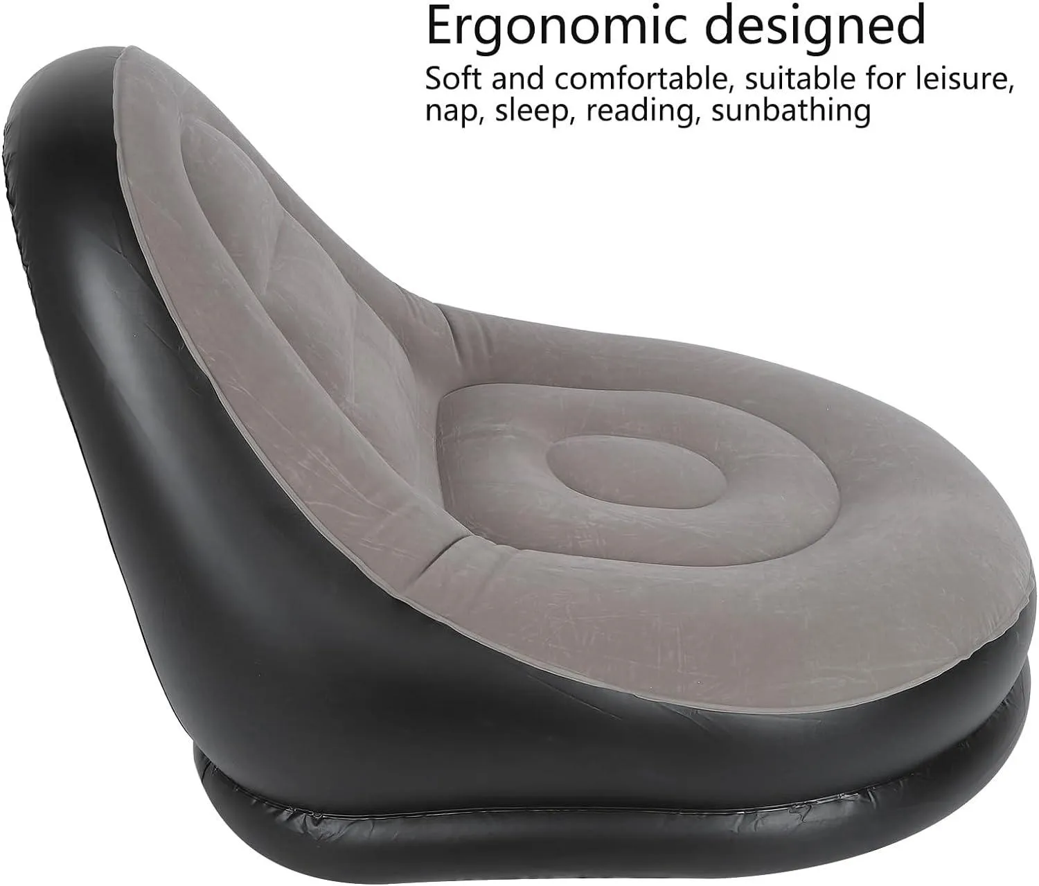 Inflatable Sofa Chair with Footstool – Ultimate Comfort for Home & Outdoors