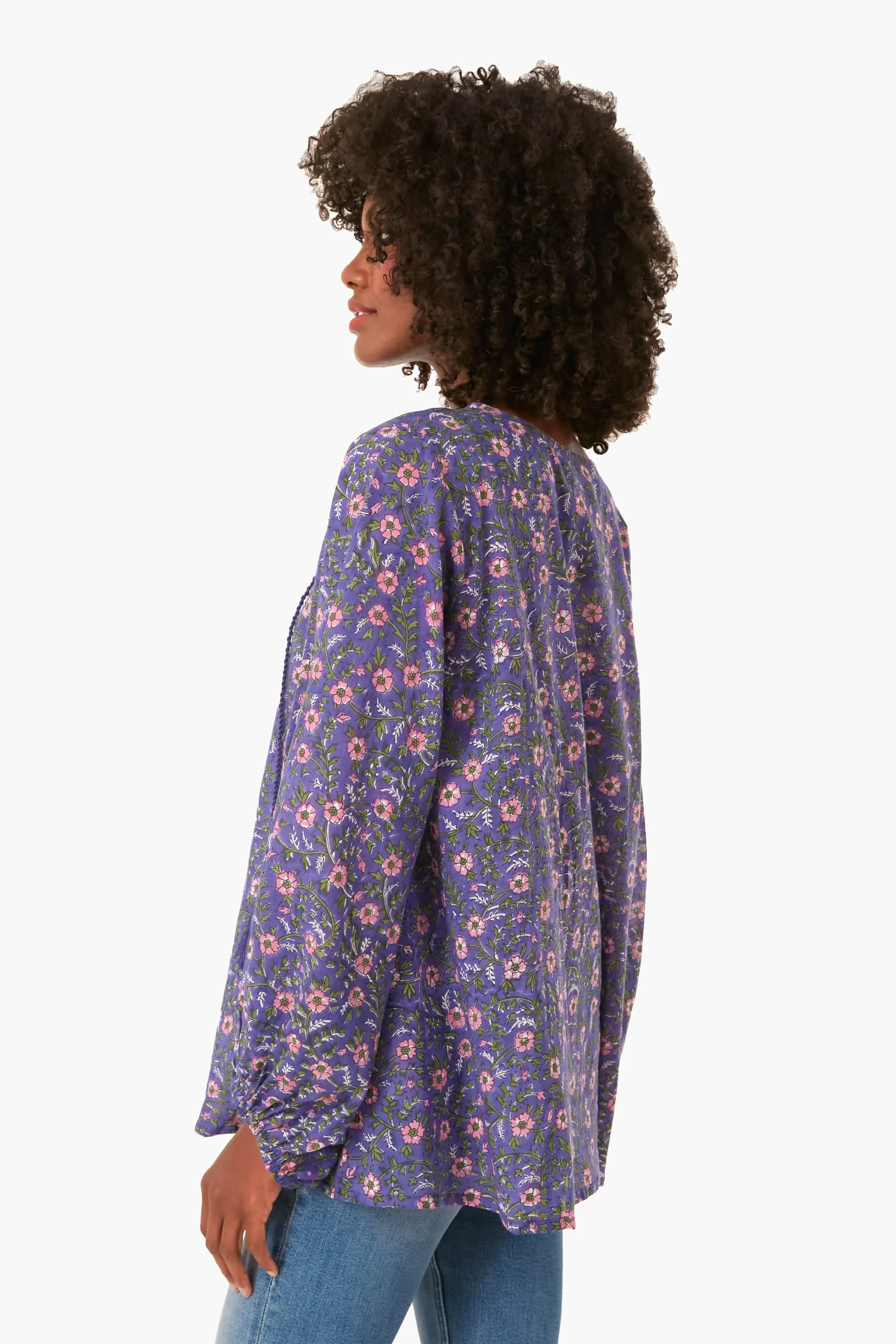 Iris Wildflower Bardot Top