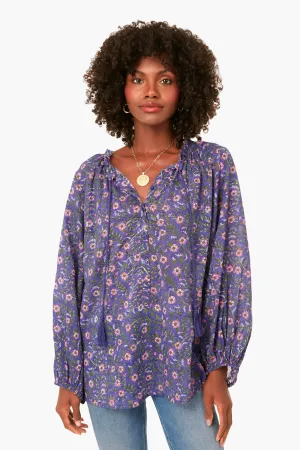 Iris Wildflower Bardot Top