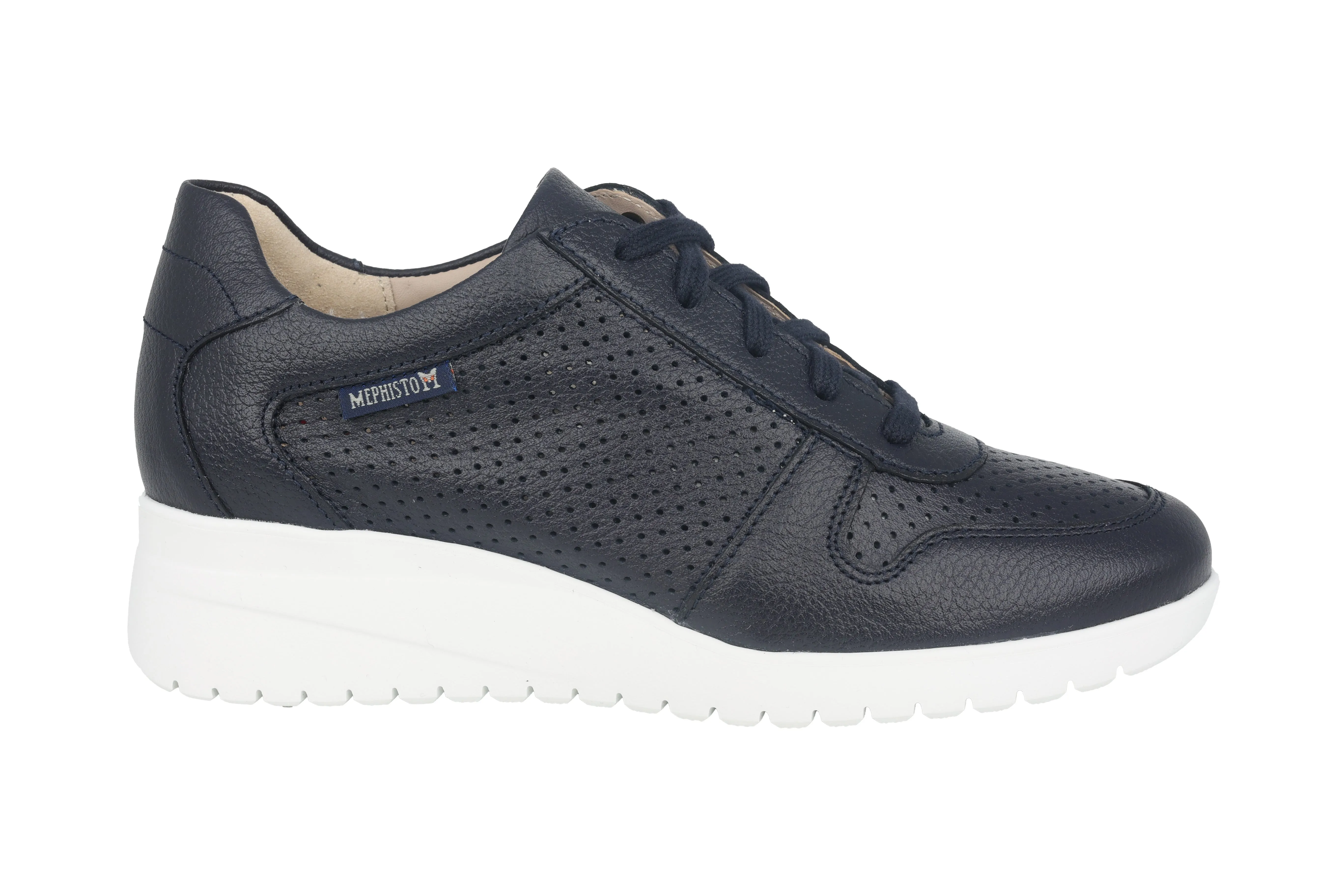 'Isa Perf' women's sneaker - blue