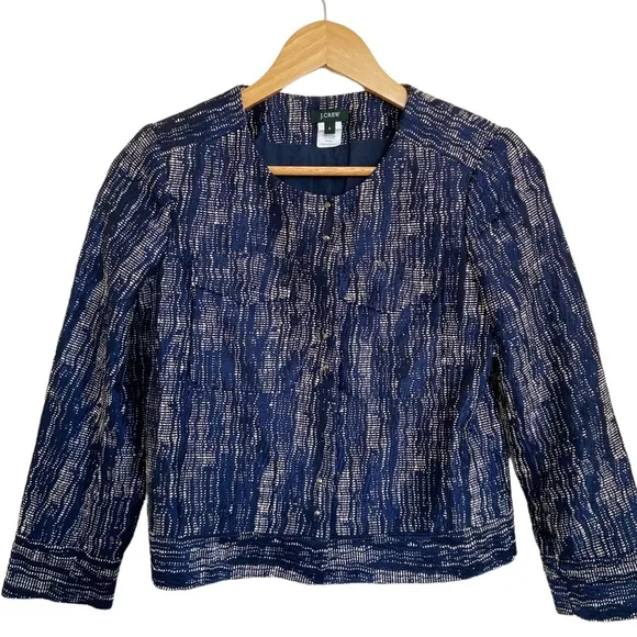 J. Crew Verona Woven Tweed Jacket