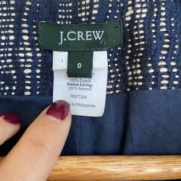 J. Crew Verona Woven Tweed Jacket
