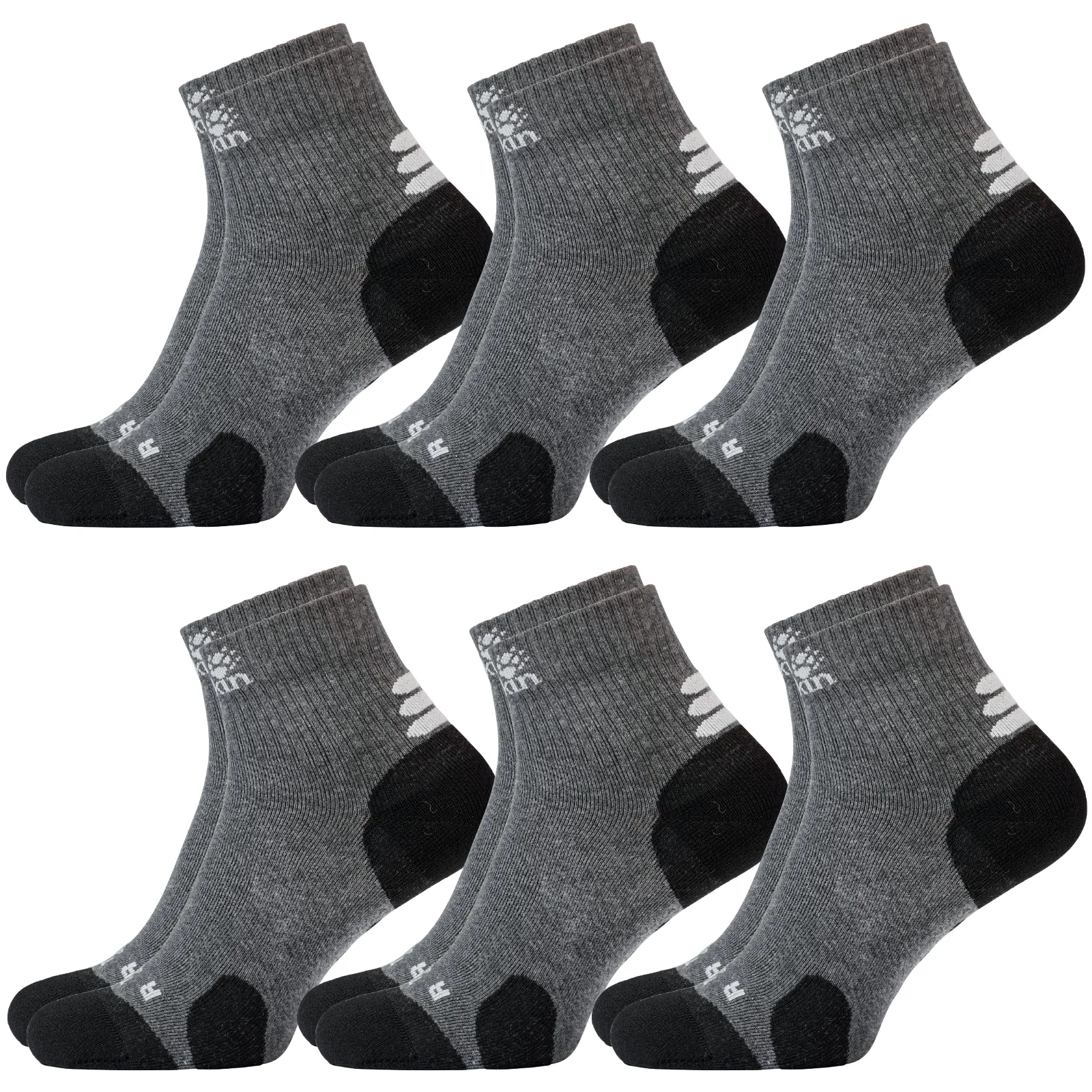 Jack Wolfskin Socks Travel Organic Cotton 6 Pack