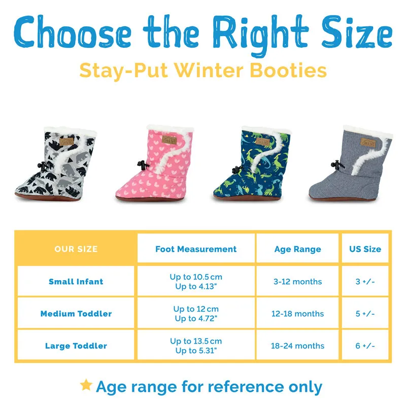 Jan & Jul Stay-Put Cozy Booties - Brown Bear