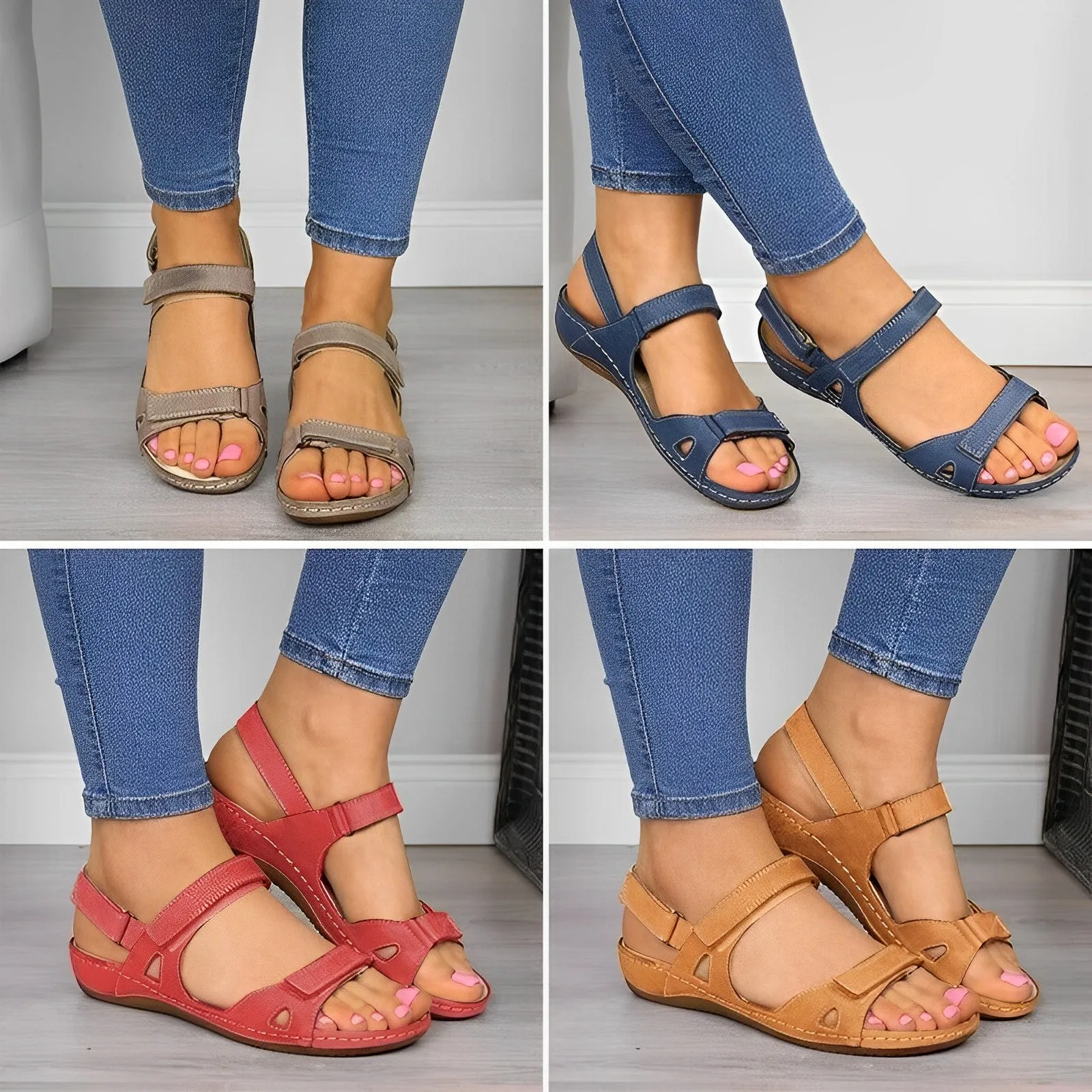 Jazzy - Stylish Orthopedic Sandals - Comfort & Support