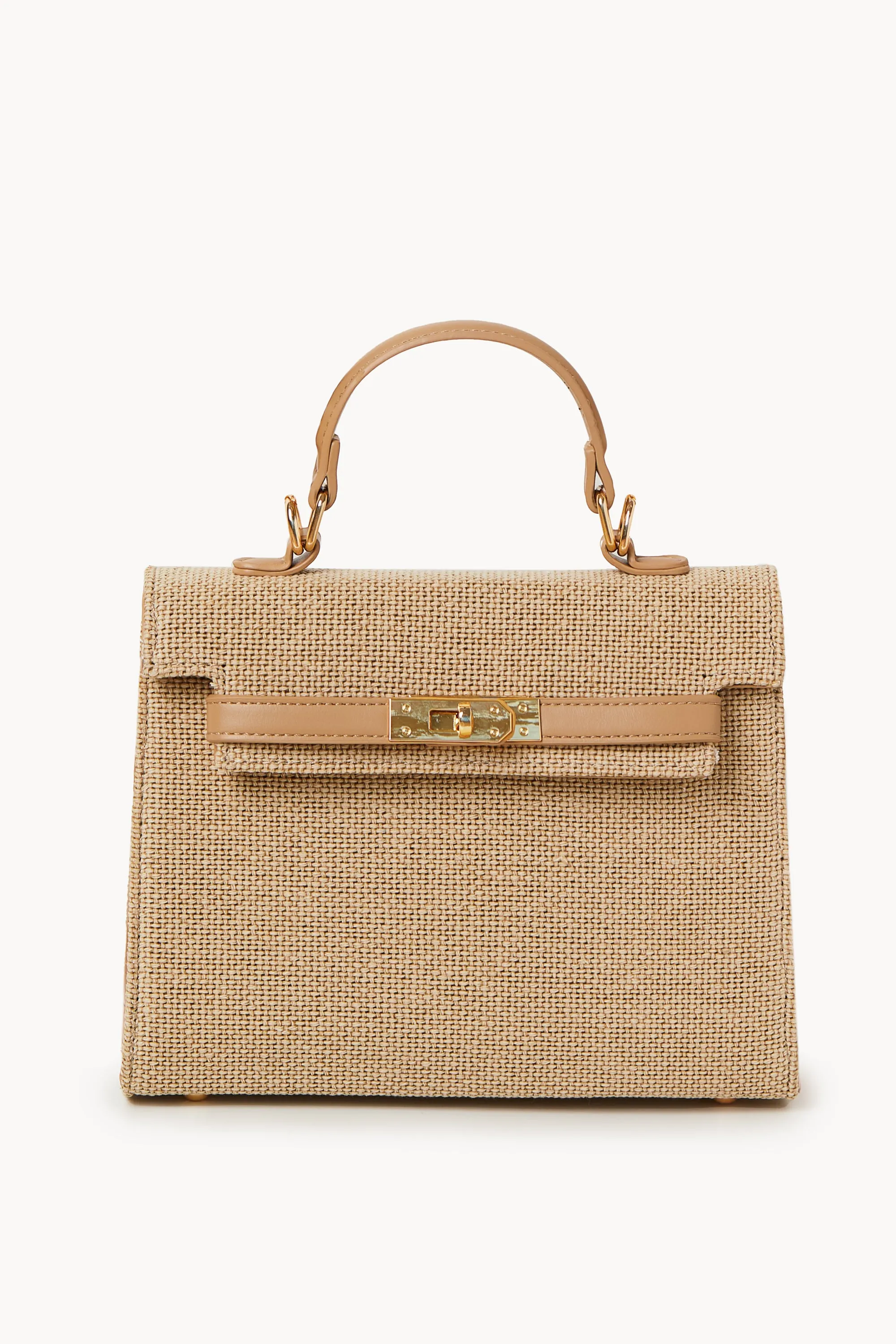 Jeannie Natural Woven Purse