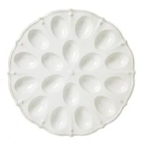Juliska - Berry & Thread Deviled Egg Platter - Whitewash