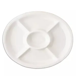 Juliska - Puro Crudite Platter - Whitewash