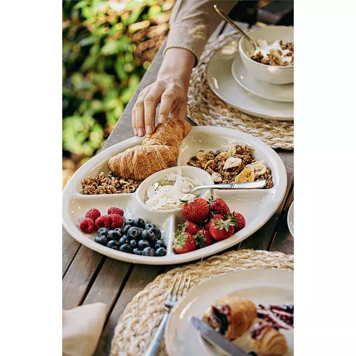 Juliska - Puro Crudite Platter - Whitewash