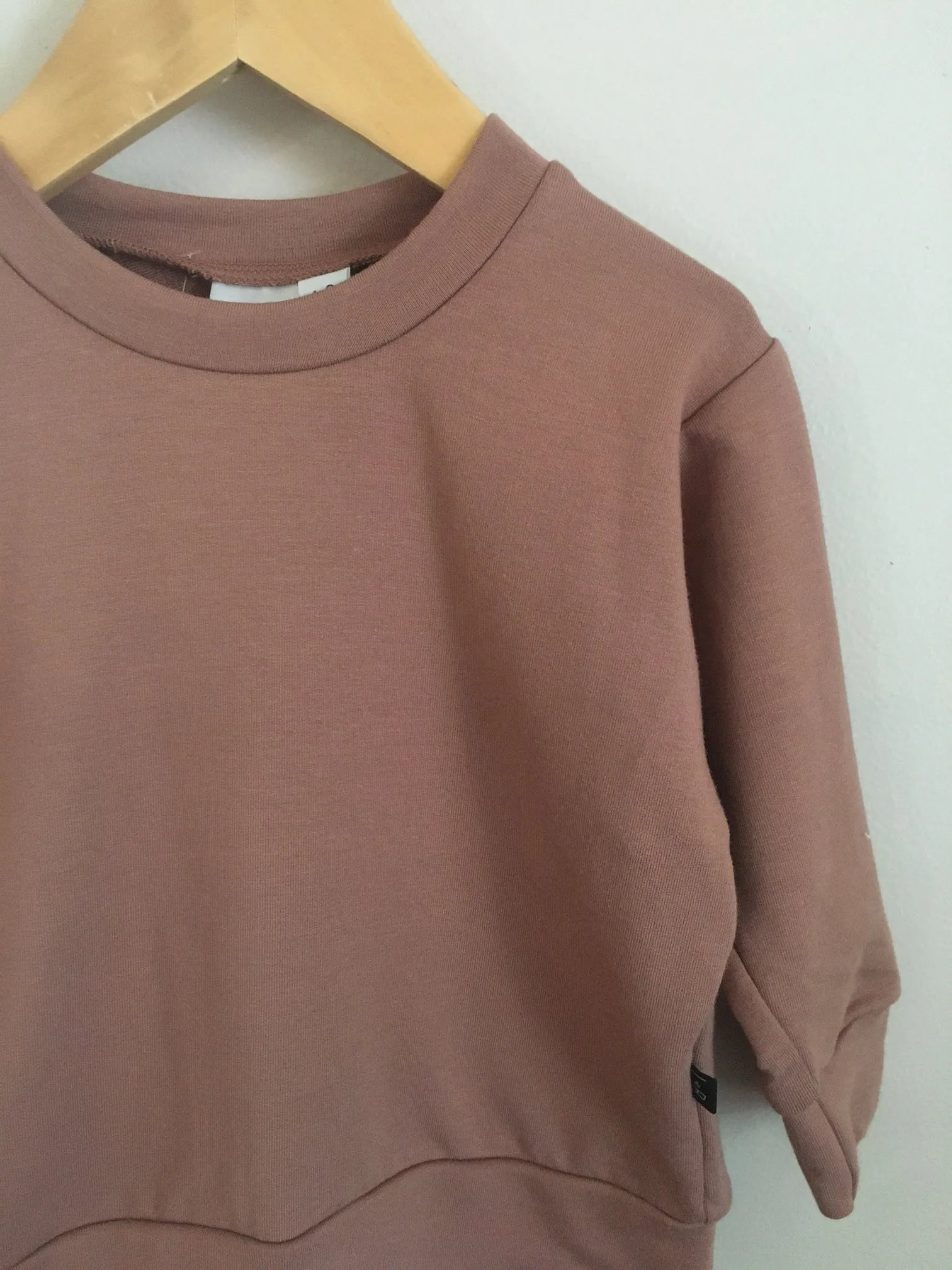 Ladies drop sleeve sweatshirt