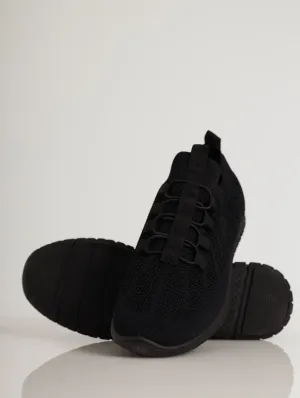 Ladies Soft Nansia Sneaker - Black