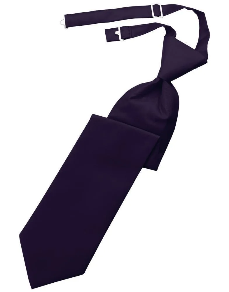 Lapis Solid Twill Windsor Tie