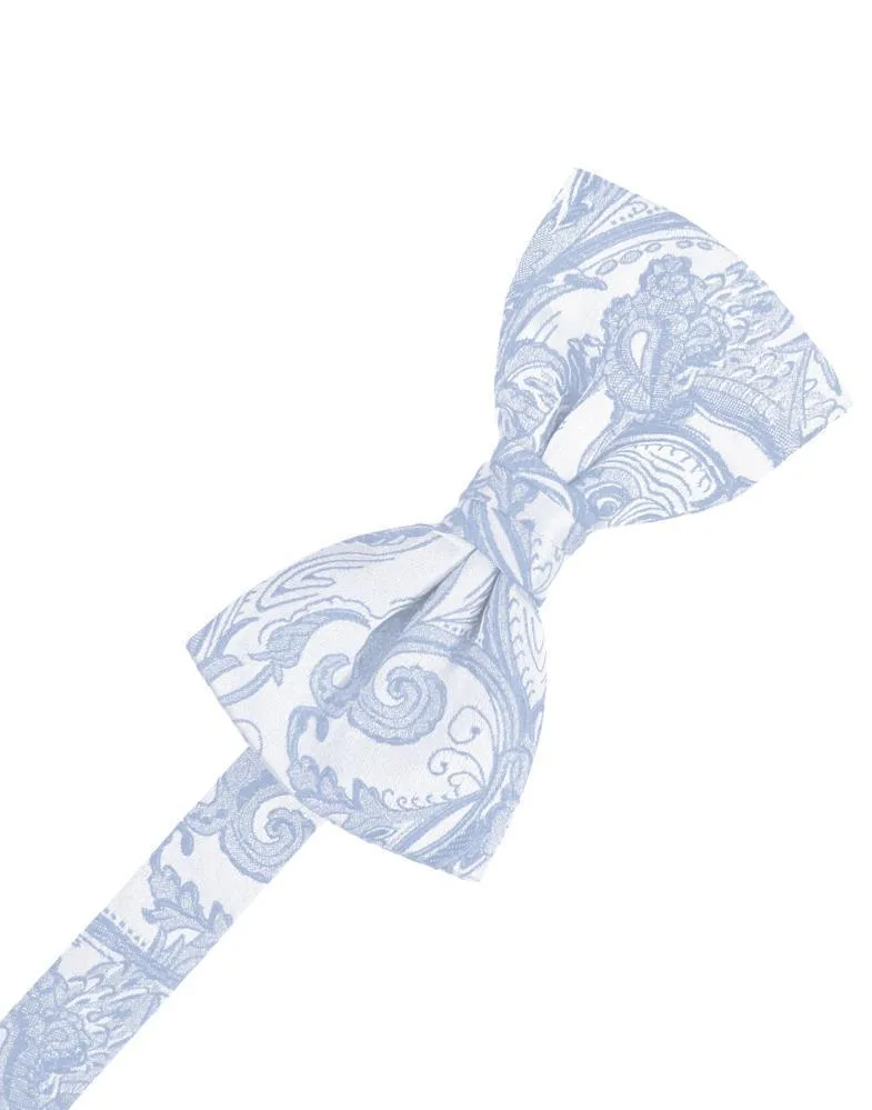 Light Blue Tapestry Kids Bow Tie