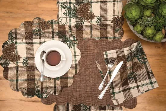 Lookout Lodge Reversible Cotton Table Runner