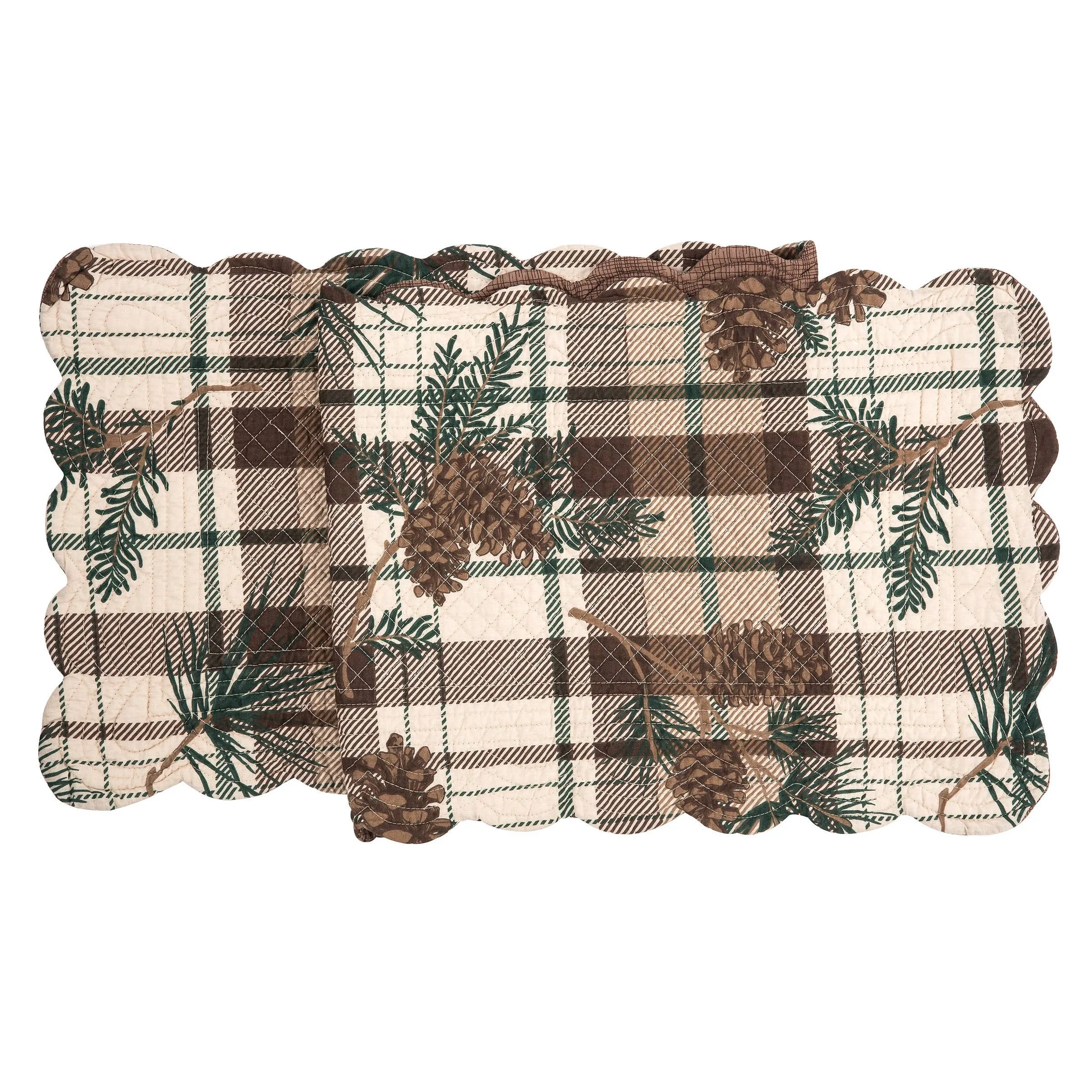 Lookout Lodge Reversible Cotton Table Runner