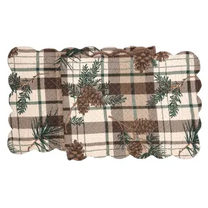 Lookout Lodge Reversible Cotton Table Runner