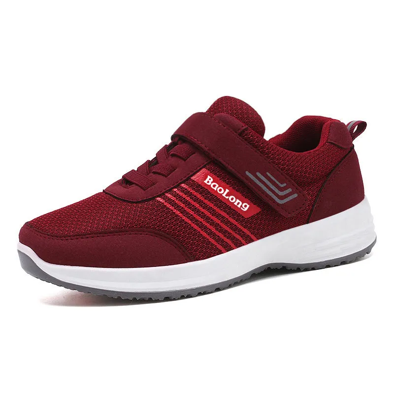 Low-Top Retro Graphic Sneakers for Women with Non-Slip Flexibility