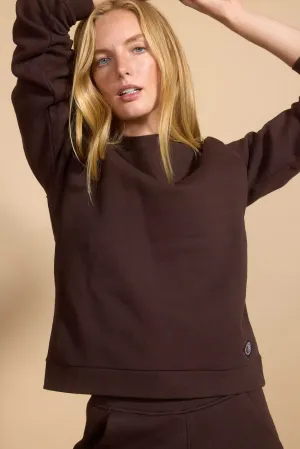 Luxefleece Sweatshirt - Chocolate Brown
