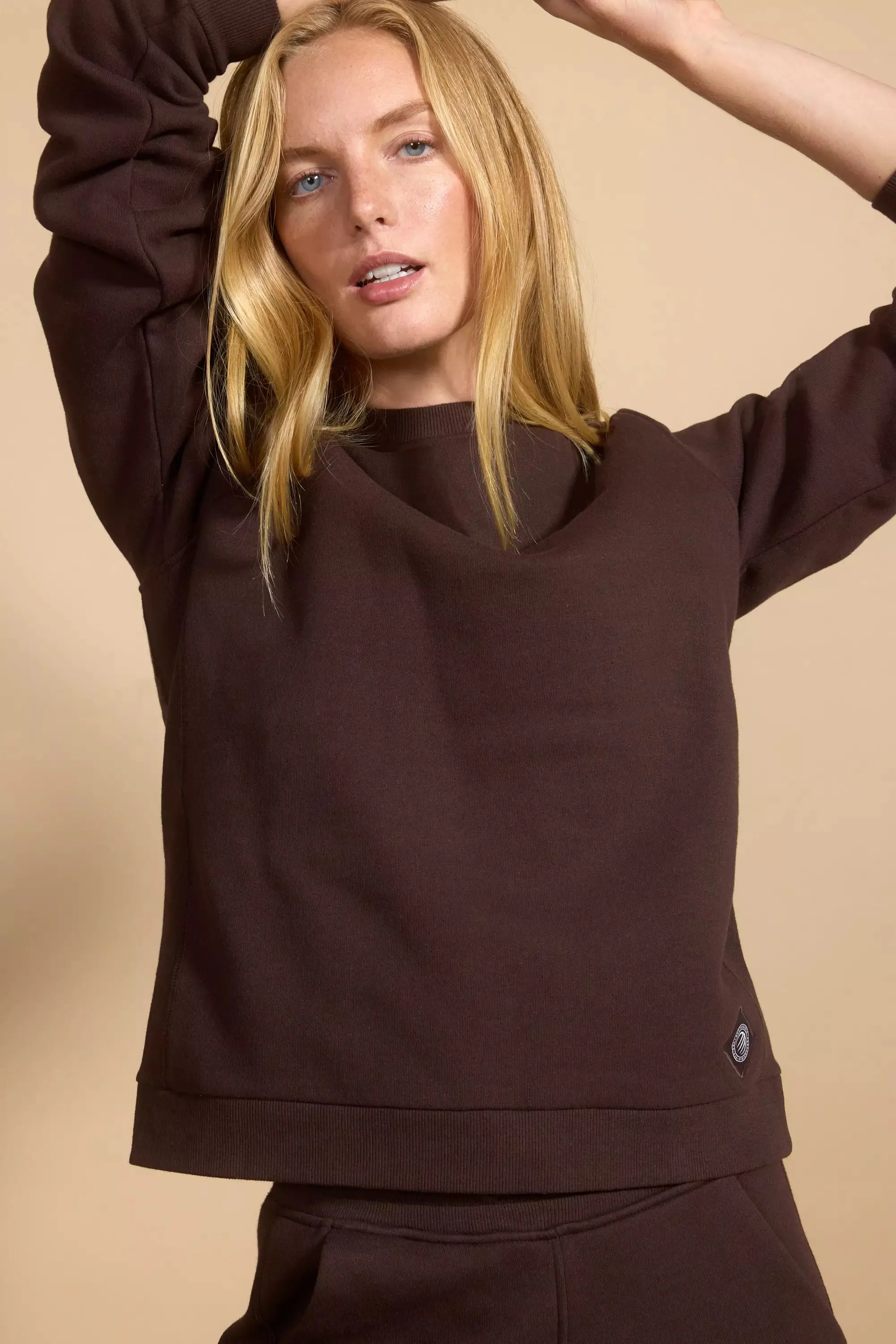 Luxefleece Sweatshirt - Chocolate Brown