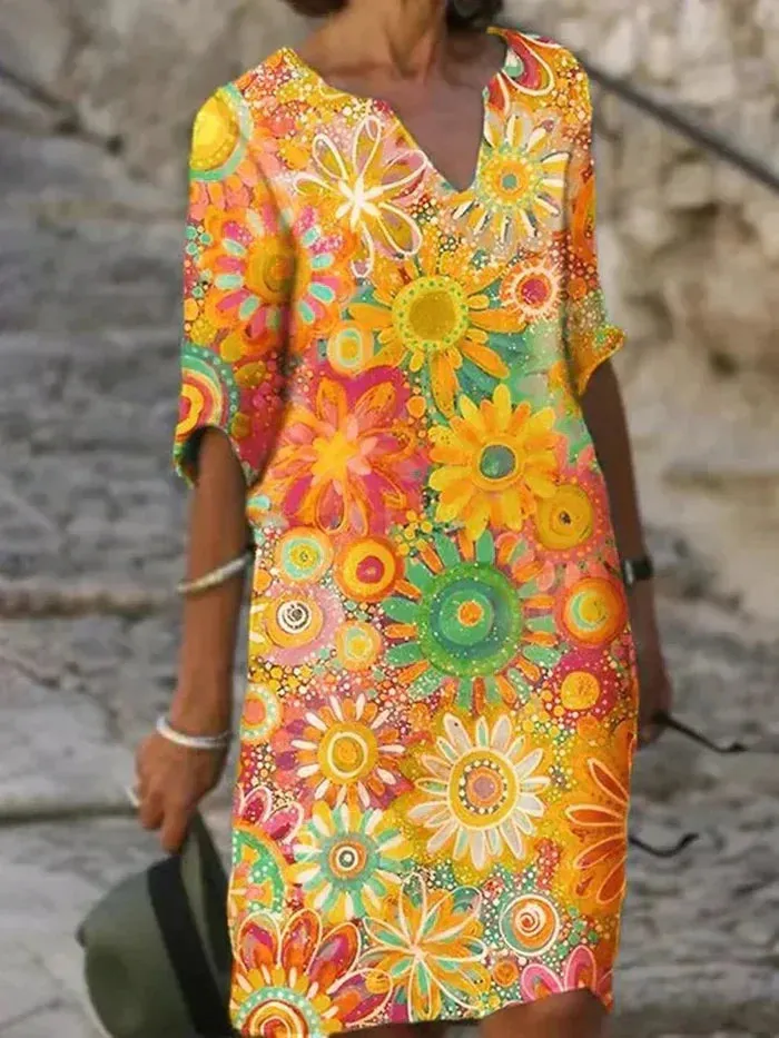 Maribel™ | Bright Botanical Dress