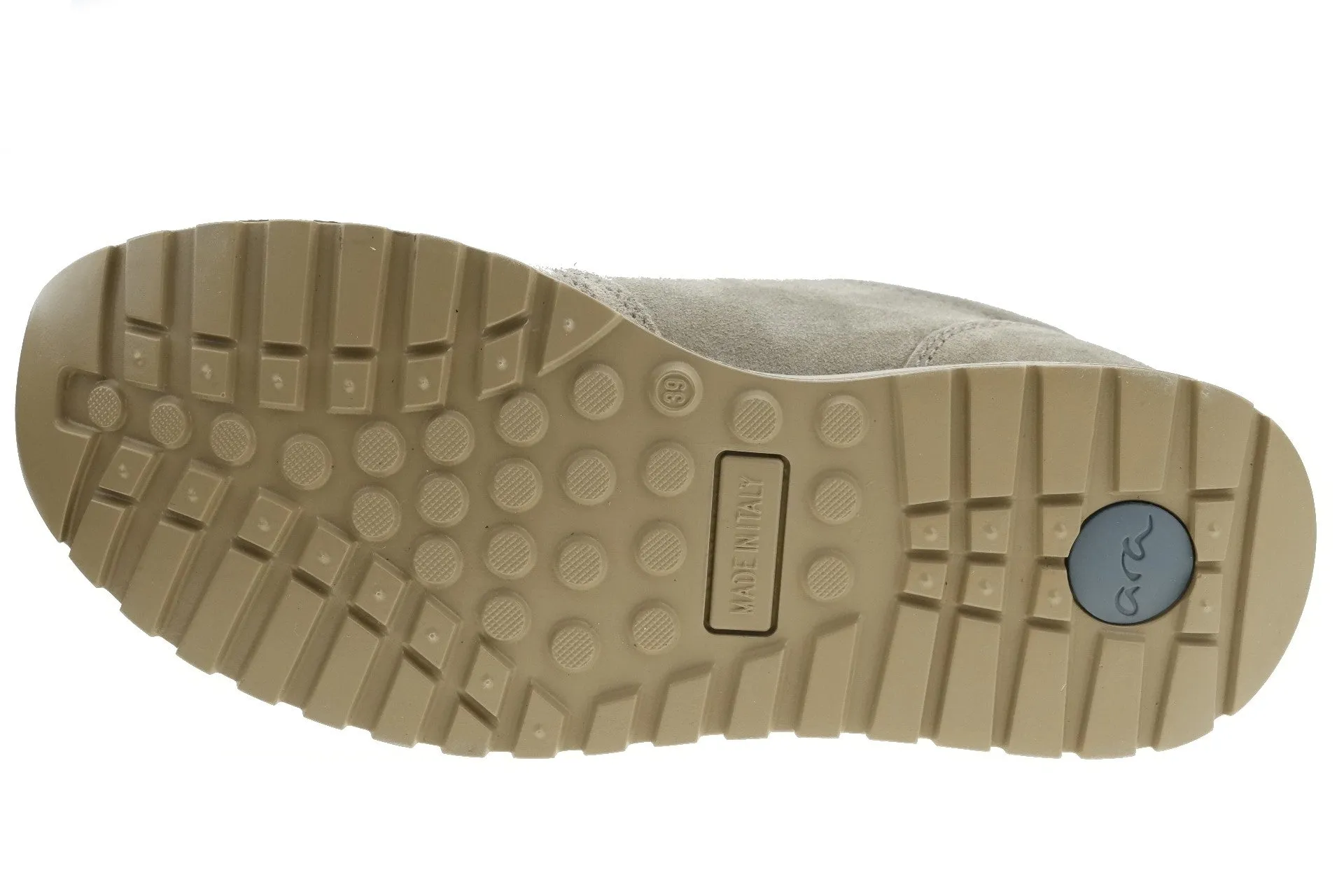 'Matteo' men's wide fit (H) lace-zip sneaker - Grey