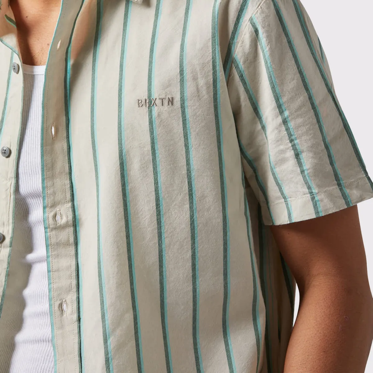 Men's Cru Stripe S/S Woven