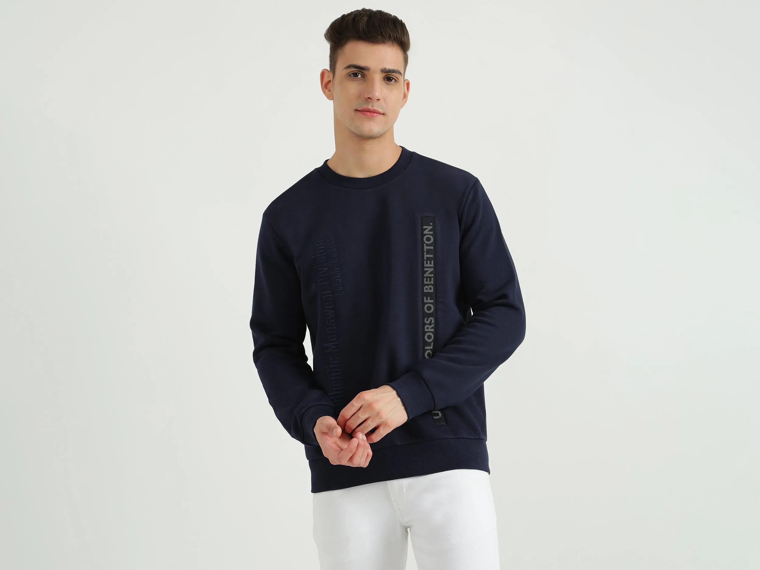 Mens Long Sleeve Printed Sweatshirt
